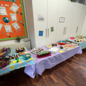 Cake sale at Wandsworth Prep School